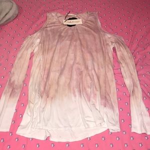 Mauve/pink tie dye Top